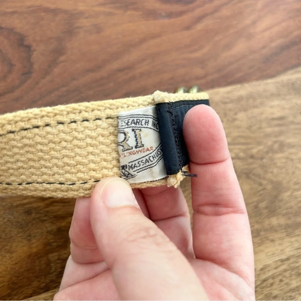 Vintage men’s whale ribbon rope belt